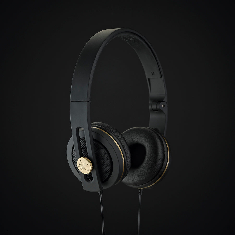 Carboncans Headphones - Black / Bullion Gold